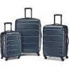 imageSamsonite Omni PC Hardside Expandable Luggage with Spinner Wheels Black CarryOn 20InchTeal