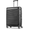 imageSamsonite Paralux Global CarryOn Luggage  Innovative Design  Quick Access Front Pocket  Dual Suspension Wheel Technology  TSA Lock  Expandable  Includes Removable Packing Cubes  OliveBlack