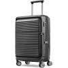 imageSamsonite Paralux Global CarryOn Luggage  Innovative Design  Quick Access Front Pocket  Dual Suspension Wheel Technology  TSA Lock  Expandable  Includes Removable Packing Cubes  OliveBlack