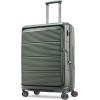 imageSamsonite Paralux Global CarryOn Luggage  Innovative Design  Quick Access Front Pocket  Dual Suspension Wheel Technology  TSA Lock  Expandable  Includes Removable Packing Cubes  OliveOlive