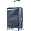 imageSamsonite Paralux Global CarryOn Luggage  Innovative Design  Quick Access Front Pocket  Dual Suspension Wheel Technology  TSA Lock  Expandable  Includes Removable Packing Cubes  OliveMidnight Navy