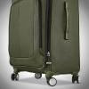 imageSamsonite Solyte DLX Softside Expandable Luggage with Spinner Wheels Mineral Grey CarryOn 20InchCedar Green
