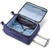 imageSamsonite Solyte DLX Softside Expandable Luggage with Spinner Wheels Mineral Grey CarryOn 20InchIris Blue