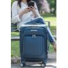 imageSamsonite Solyte DLX Softside Expandable Luggage with Spinner Wheels Mineral Grey CarryOn 20InchMediterranean Blue