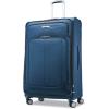 imageSamsonite Solyte DLX Softside Expandable Luggage with Spinner Wheels Mineral Grey CarryOn 20InchMediterranean Blue