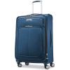 imageSamsonite Solyte DLX Softside Expandable Luggage with Spinner Wheels Mineral Grey CarryOn 20InchMediterranean Blue