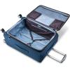 imageSamsonite Solyte DLX Softside Expandable Luggage with Spinner Wheels Mineral Grey CarryOn 20InchMediterranean Blue