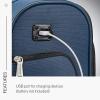 imageSamsonite Solyte DLX Softside Expandable Luggage with Spinner Wheels Mineral Grey CarryOn 20InchMediterranean Blue