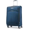 imageSamsonite Solyte DLX Softside Expandable Luggage with Spinner Wheels Mineral Grey CarryOn 20InchMediterranean Blue