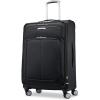 imageSamsonite Solyte DLX Softside Expandable Luggage with Spinner Wheels Mineral Grey CarryOn 20InchMidnight Black