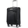 imageSamsonite Solyte DLX Softside Expandable Luggage with Spinner Wheels Mineral Grey CarryOn 20InchMidnight Black
