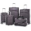 imageSamsonite Solyte DLX Softside Expandable Luggage with Spinner Wheels Mineral Grey CarryOn 20InchMineral Grey