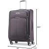 imageSamsonite Solyte DLX Softside Expandable Luggage with Spinner Wheels Mineral Grey CarryOn 20InchMineral Grey