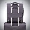 imageSamsonite Solyte DLX Softside Luggage Midnight Black UnderseaterMineral Grey