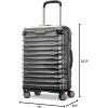 imageSamsonite Stryde 2 Hardside Expandable Luggage with Double Spinner Wheels Medium Glider Deep TealBrushed Graphite