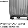 imageSamsonite UpLIFT CarryOn Hardside Luggage with Spinner Wheels  AirlineApproved TSA Lock Adjustable Handle System  Polycarbonate Hard Suitcase for Ultra Lightweight Travel  Silver ShimmySilver Shimmer