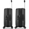 imageSamsonite UpLIFT CarryOn Hardside Luggage with Spinner Wheels  AirlineApproved TSA Lock Adjustable Handle System  Polycarbonate Hard Suitcase for Ultra Lightweight Travel  Silver ShimmyPhantom Black