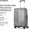 imageSamsonite UpLIFT CarryOn Hardside Luggage with Spinner Wheels  AirlineApproved TSA Lock Adjustable Handle System  Polycarbonate Hard Suitcase for Ultra Lightweight Travel  Silver ShimmySilver Shimmer