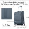 imageSamsonite UpLIFT Lightweight Large Checked Softside Luggage with Spinner Wheels  Expandable  AirlineApproved Polyester Soft Suitcase for Ultra Light Travel  Elemental BlueElemental Blue