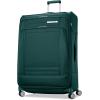 imageSamsonite UpLIFT Lightweight Large Checked Softside Luggage with Spinner Wheels  Expandable  AirlineApproved Polyester Soft Suitcase for Ultra Light Travel  Elemental BlueEmerald Green