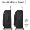 imageSamsonite UpLIFT Lightweight Large Checked Softside Luggage with Spinner Wheels  Expandable  AirlineApproved Polyester Soft Suitcase for Ultra Light Travel  Elemental BlueBlack