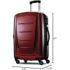 imageSamsonite Winfield 2  20Inch Hardside Luggage with 360 Spinner Wheels TSA Lock Airline Approved  CharcoalBurgundy