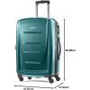 imageSamsonite Winfield 2  20Inch Hardside Luggage with 360 Spinner Wheels TSA Lock Airline Approved  CharcoalCactus Green