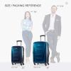 imageSamsonite Winfield 2  20Inch Hardside Luggage with 360 Spinner Wheels TSA Lock Airline Approved  CharcoalDeep Blue