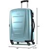 imageSamsonite Winfield 2  20Inch Hardside Luggage with 360 Spinner Wheels TSA Lock Airline Approved  CharcoalIce Blue