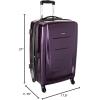imageSamsonite Winfield 2  20Inch Hardside Luggage with 360 Spinner Wheels TSA Lock Airline Approved  CharcoalPurple