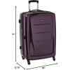 imageSamsonite Winfield 2  20Inch Hardside Luggage with 360 Spinner Wheels TSA Lock Airline Approved  CharcoalPurple