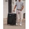 imageSamsonite Winfield 3 DLX Hardside Expandable Luggage with Spinners Silver CarryOn 20InchBlack