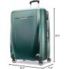 imageSamsonite Winfield 3 DLX Hardside Expandable Luggage with Spinners Silver CarryOn 20InchEmerald