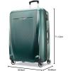imageSamsonite Winfield 3 DLX Hardside Expandable Luggage with Spinners Silver CarryOn 20InchEmerald