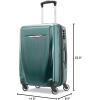 imageSamsonite Winfield 3 DLX Hardside Expandable Luggage with Spinners Silver CarryOn 20InchEmerald