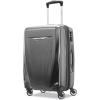 imageSamsonite Winfield 3 DLX Hardside Expandable Luggage with Spinners Silver CarryOn 20InchGraphite Grey