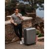 imageSamsonite Winfield 3 DLX Hardside Expandable Luggage with Spinners Silver CarryOn 20InchSilver