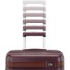 imageVirtuosa Hardside 21 Inch Carry On Luggage  Airline Approved with 360 Spinner Wheels RightHeight Adjustable Handle  Zippered WetPak  TSA Lock  Expandable Light Polycarbonate Shell  NavyMerlot