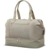 imageSamsonite Better Than Basics Weekender Duffle  Drop Bottom Travel Bag with 14 Laptop Compartment SmartSleeveLimestone Grey