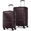 imageSamsonite Evolve SE Hardside Expandable Luggage with Double Spinner Wheels Titanium 3PC Set COMLCordovan