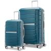 imageSamsonite Freeform 2Piece Luggage Set  CarryOn ampamp Large Checked Luggage with Dual Spinner Wheels  Durable Polypropylene Hardshell  TSA Lock AirlineApproved  Expandable Hard Shell  Light GreyDark Teal