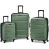 imageSamsonite Omni PC Hardside Expandable Luggage with Spinner Wheels Black CarryOn 20InchArmy Green