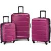 imageSamsonite Omni PC Hardside Expandable Luggage with Spinner Wheels Black CarryOn 20InchRadiant Pink