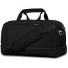 imageSamsonite Paralux Weekender Duffel Bag Travel CarryOn Bag with Wide Opening DropBottom Shoe ampamp Laundry Compartment AirTag Holder StackIt Strap  Business ampamp Leisure Travel BagBlack