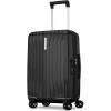 imageSamsonite UpLIFT CarryOn Hardside Luggage with Spinner Wheels  AirlineApproved TSA Lock Adjustable Handle System  Polycarbonate Hard Suitcase for Ultra Lightweight Travel  Silver ShimmyPhantom Black
