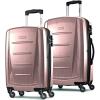 imageSamsonite Winfield 2  20Inch Hardside Luggage with 360 Spinner Wheels TSA Lock Airline Approved  CharcoalArtic Pink