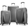 imageSamsonite Winfield 3 DLX Hardside Expandable Luggage with Spinners Silver CarryOn 20InchGraphite Grey