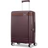 imageVirtuosa Hardside 21 Inch Carry On Luggage  Airline Approved with 360 Spinner Wheels RightHeight Adjustable Handle  Zippered WetPak  TSA Lock  Expandable Light Polycarbonate Shell  NavyMerlot