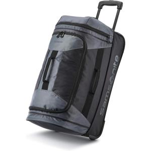 imageSamsonite Andante 2 Wheeled Duffel Bag  28Inch Durable Rolling Luggage with Inline Skate Wheels PushButton Handle ampamp Spacious Compartments  TravelFriendly and Lightweight  RiverrockBlackRiverrockBlack