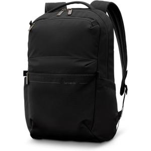 imageSamsonite Better Than Basic Backpack  Dedicated Laptop Compartment Quick Stash Front Pockets and Lightweight Breathable Airmesh  BlackBlack